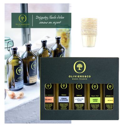 Kit Dégustation : Découverte 5 grands crus d'huile d'olive