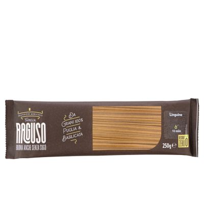 LINGUINE AIL & BASILIC - PÂTE AU BLE DUR - 250G