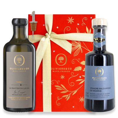 Silberne Geschenkbox