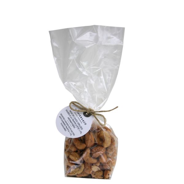 Cashew nuts with truffle (Tuber aestivum)