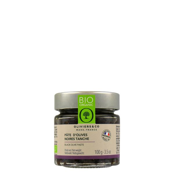 Organic Tanche black olives paste