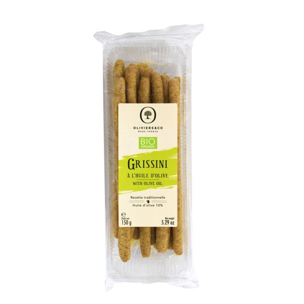 Grissini With Olive Oil 10% - Organic