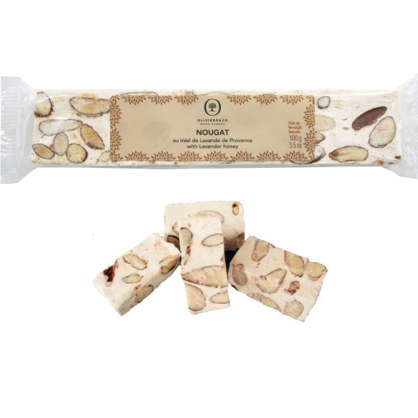 Provencal nougat with almonds