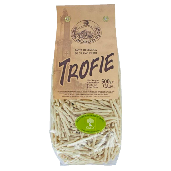 Trofie pasta with Durum Wheat Semolina