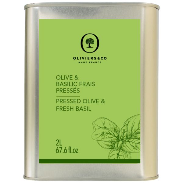 Olive & Basilic frais pressés - 2L