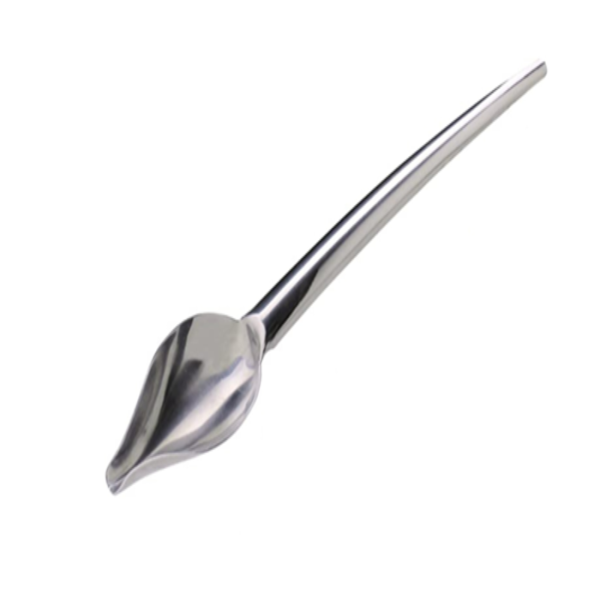 Drop feather decor spoon