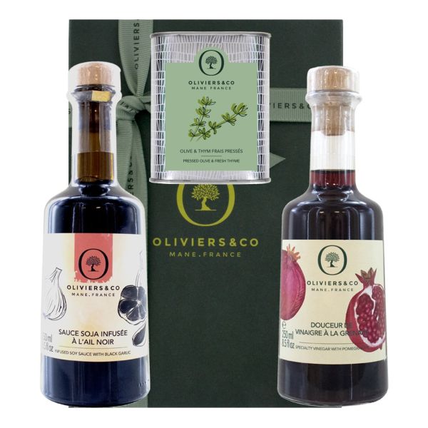 Coffret marinade à l'ail noir