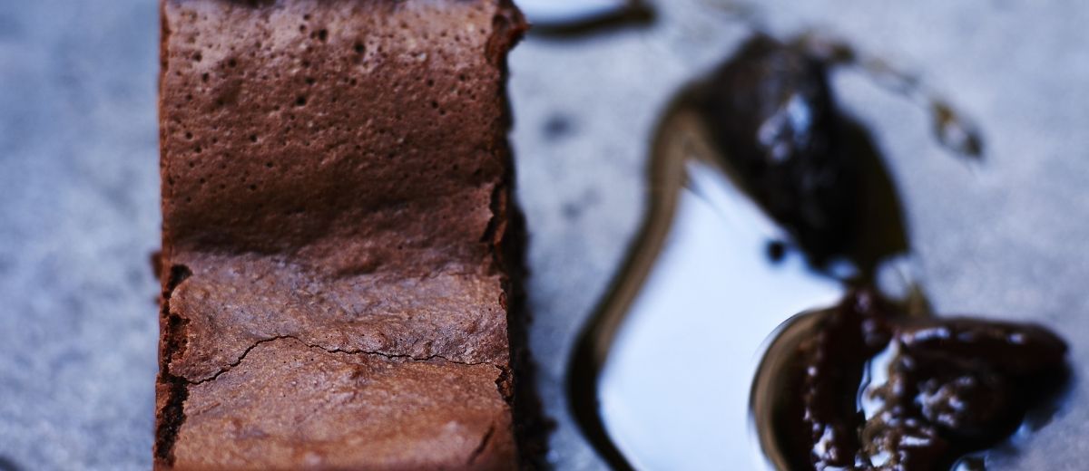 Fondant au chocolat, huile d'olive & balsamique 