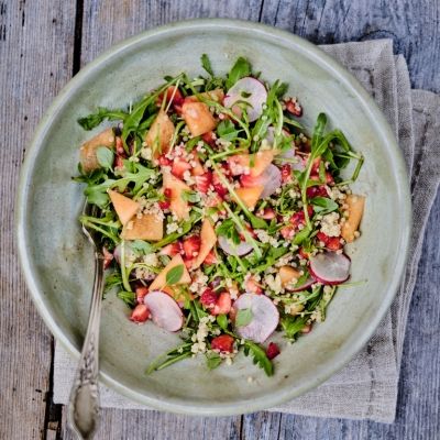 Sonniger knackiger Salat