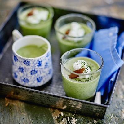Herzhafte Fr&uuml;hlings Panna Cotta