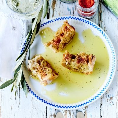 Pain apéritif olive & basilic