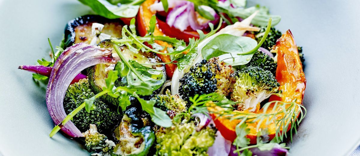 Légumes grillés à l'huile d'olive