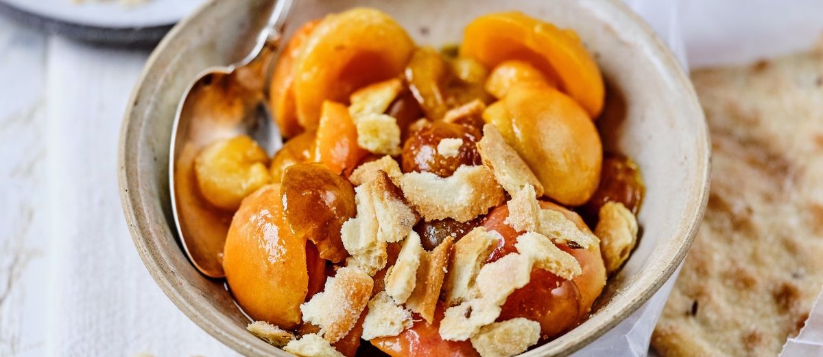 Crumble minute de fruits d'été aux Tortas