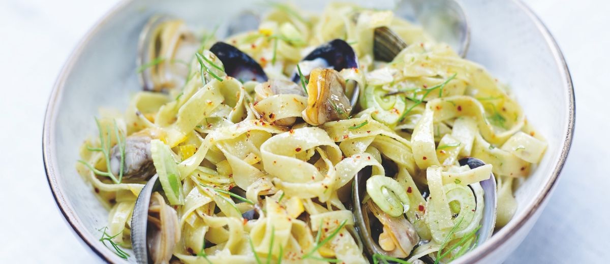 Spaghettis aux fruits de mer