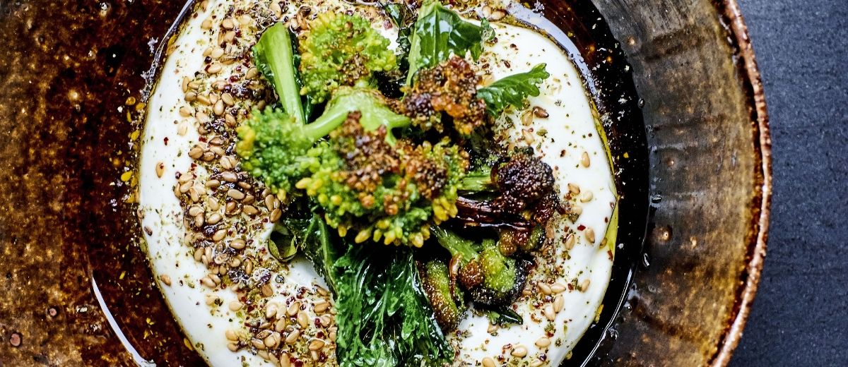 Burrata, brocoli & chou Kale