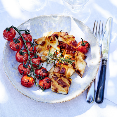 Flambierter Tintenfisch mit Pastis
