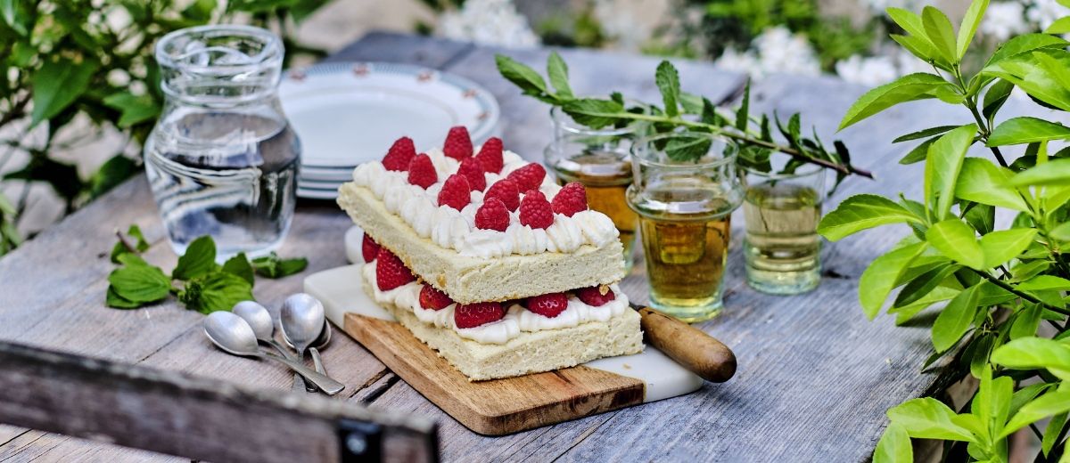 Moelleux tiramisu aux fruits rouges 